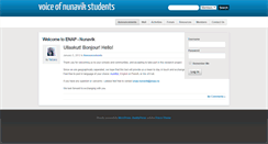 Desktop Screenshot of l.enap-nunavik.ca
