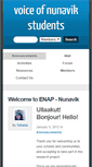 Mobile Screenshot of l.enap-nunavik.ca